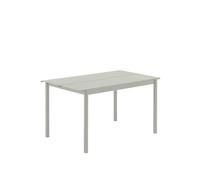 Muuto Table Linear Steel - gris - 140 x 75 cm