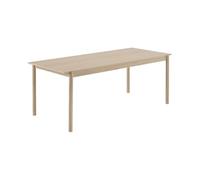 Muuto - Table rectangulaire Bois naturel