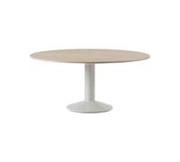 Muuto Table à pied central Midst Oiled oak-grey. Ø160 cm