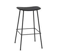 Muuto Tabouret de bar 75 cm Fiber Tube noir