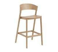 Muuto Tabouret de bar Cover Chêne