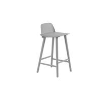 Muuto Tabouret de bar Nerd - gris - bas