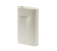Muuto Vase Ridge H 35 cm Blanc cassé