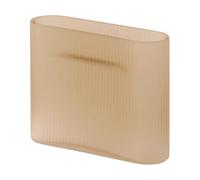 Muuto Vase Ridge vas verre gelé 16.5 cm Orange clair
