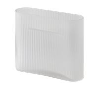 Muuto Vase Ridge vas verre gelé 16.5 cm White