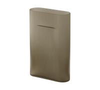 Muuto Vase Ridge vas verre gelé 35 cm Taupe