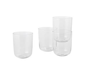 Muuto Verre Corky haut. lot de 4 transparent
