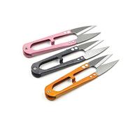 MUUZLL Ciseaux de 10cm (lot de 3) idéal pour la couture, mini fournitures de bricolage, coupe bonsaï