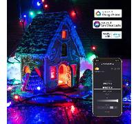 Muvit Guirnalda Lumineuse LED Wi-Fi RGB Intérieure Extérieure Compatible Alexa