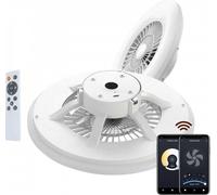 Muvit MIOCLA001, Plafonnier intelligent, Wi-Fi, Blanc, Blanc froid, Blanc chaud, 3000 K, 5500 K