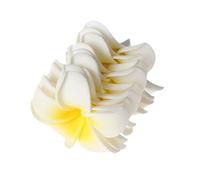 MUXSAM 20pcs Artificielle en Mousse Fleur de Frangipanier Faux Plumeria Pique à Cheveux Plage de Fleurs hawaïenne Pince à Cheveux pour Mariage fête de Noël