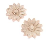 MUXSAM 2Pcs Décalque de Sculpture en Bois Sculpté Coin Decal Applique Cadre Onlay pour la Décoration des Meubles 5cm