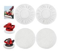 Muyohix Lot de 4 bonnets de polissage en laine d'agneau pour polisseuses de 220 mm à 250 mm, pour polisseuses de voiture sans fil Einhell CE-CB 18/254 Li, CC-PO 90
