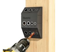 Muzata Guide de perçage multi-angles amélioré pour câble de 30 à 45 à 90 degrés - Gabarit visible pour escalier - 4 tailles de rail de guidage pour trou droit et angle - Poteau en bois CT24 CT1