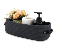 Muzrunq Panier d'organisateur de comptoir de Salle de Bain, Panier de Papier Toilette, Corde de Rangement à Corde en Coton Panier de Rangement en Papier Toilette Rangement