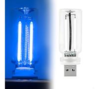 MVIOCS Veilleuse LED innovante USB à contrôle tactile - Lampe d'ambiance rétro en forme de bouteille en verre pour voiture, chambre à coucher, couloir, mini lumière multicolore à intensité variable