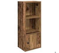 MVS Meuble étagère - Bibliothèque - vieux bois - 31x24x77 cm - bois d'ingénierie Design 2025|220886
