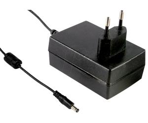 MW GST18E05 - Power supply, 15.0 W, 2.1 x 5.5 mm Barrel plug