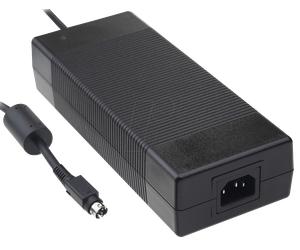 MW GST220A24 - Power supply, 221.0 W, DIN 4-p