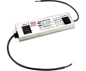 MW Mean Well ELG-240-24DA-3Y Transformateur pour LED, Driver de LED à tension constante, à courant constant 240 W 10 A 12 - 24