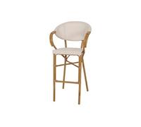 MWlab Tabouret haut avec un style bistrot - modèle 082 - beige G