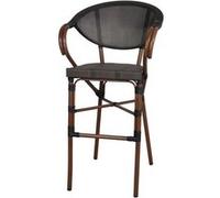MWlab Tabouret haut d’extérieur avec un style bistrot - modèle 084 - graphite G