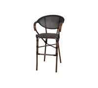 MWlab Tabouret haut d’extérieur avec un style bistrot - modèle 084 - graphite G