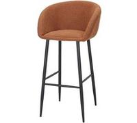 MWlab Tabouret haut tapissé avec un style contemporain - modèle 063 - citrouille G
