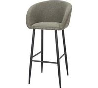 MWlab Tabouret haut tapissé avec un style contemporain - modèle 063 - vert olive G