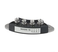 MXG50A Redresseur de pont 50 A monophasé à ondes pleines pour générateur - Pour encapsulation de résine époxy robuste avec base en cuivre - Dissipation rapide de la chaleur (MXG50A)