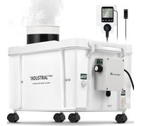 Mxmoonant Humidificateur ultrasonique, 10L/H DIY de qualité industrielle | volume de brume réglable, alimentation automatique en eau, avec interrupteur d'humidité pour la culture des champignons