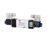 MXXDMOPD 1 pcs 4M220-08 4M320-10 4M420-15 Électrovanne 2 Positions 5 Ports Vannes pneumatiques à air DC12V DC24V AC110V AC220V Double Bobine Taille : AC24V(4m320-10 Pc6-03,AC220V)