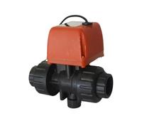 MXXDMOPD Vanne à 2 Voies DC6V DC12V DC24V Noyau en céramique Boisseau sphérique électrique Interface Plastique motorisée DN15 DN20 DN25 DN32 DN40(DC6V-B,DN20)