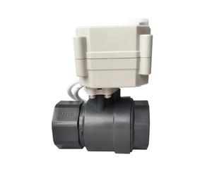 MXXDMOPD Vanne à Boisseau sphérique électrique Passage intégral DN25 AC/DC 9-24 V, extrémité Coller BSP/NPT 1", Protection IP67(Glue End-open-cr303,Full Set)