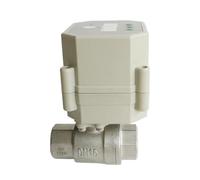 MXXDMOPD Vanne motorisée à contrôle de Temps AC110V-230V BSP/NPT 1/2'' SS304 for compresseur d'air Jardin Contrôle l'eau la Pompe air vidange d'eau(BSP DN15)