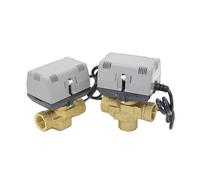 MXXDMOPD Ventilo-convecteur motorisé en Laiton 1/2", 3/4", 1", 2 Voies, 3, VC6013/4013, DN15, DN20, DN25, CVC, 220 V CA(Vc6013-ac220v-two Way,05)
