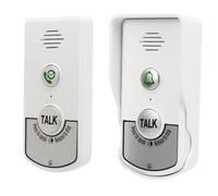 Mxzzand Sonnettes d'interphone sans fil Sonnette d'interphone sans fil, Distance de 1000m, excellente puce, bricolage badge