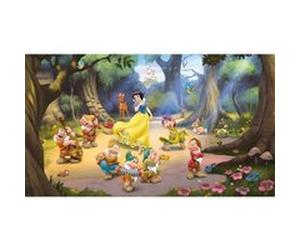 MY AGENCIES Papier peint panoramique encollé Blanche neige et les 7 nains de Disney - Danse dans les bois - 320 cmx 182,88 cm Multicolors G