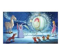 MY AGENCIES Papier peint panoramique encollé Cendrillon Carrosse - 320 cm x 182,88 cm Bleu G