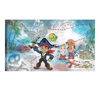 MY AGENCIES Papier peint panoramique encollé Jake et les pirates DISNEY - 320 cm, 182,88 cm Multicolors G