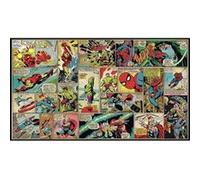 MY AGENCIES Papier peint panoramique encollé Marvel comics - 320 cm x 182.88 cm Multicolors G