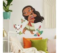 MY AGENCIES Sticker géant repositionnable Vaiana Vintage DISNEY - 48,7 cm x 63,5 cm Multicolors G