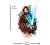 MY AGENCIES Stickers Muraux Géants Obi Wan Kenobi Peint - Star Wars Multicolors G