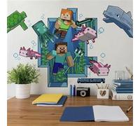MY AGENCIES Stickers muraux géants repositionnables Minecraft Multicolors G