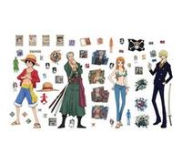 MY AGENCIES Stickers One Piece- Luffy, Nami, Zoro, Sanji - Hauteur 19,5 cm Multicolors G