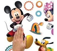 MY AGENCIES Stickers repositionnables et toise - Mickey, Minnie, Donald et Pluto - Disney - 89 cm x 18 cm Multicolors G