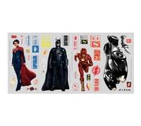 MY AGENCIES Stickers repositionnables - The Flash, Batman et Supergirl Multicolors G