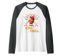 My Dad is Kind of The Grill Backyard Picnic BBQ Manche Raglan