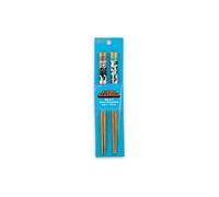 My Hero Academia Midoriya & Bakugo Ensemble de baguettes en bambou | Baguettes de collection officielles My Hero Academia | Comprend 2 ensembles assortis mesurant 22 cm de long