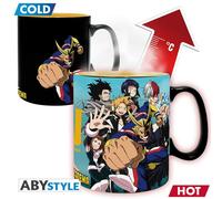 MY HERO ACADEMIA MUG TASSE HEAT CHANGE THERMIQUE DEKU ALL MIGHT 460 ml ABYSTYLE